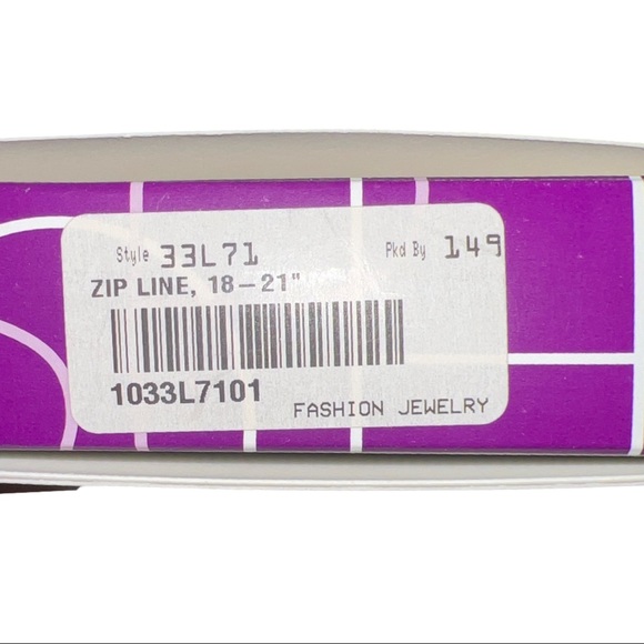 Lia Sophia Zip Line Necklace - Picture 5 of 5